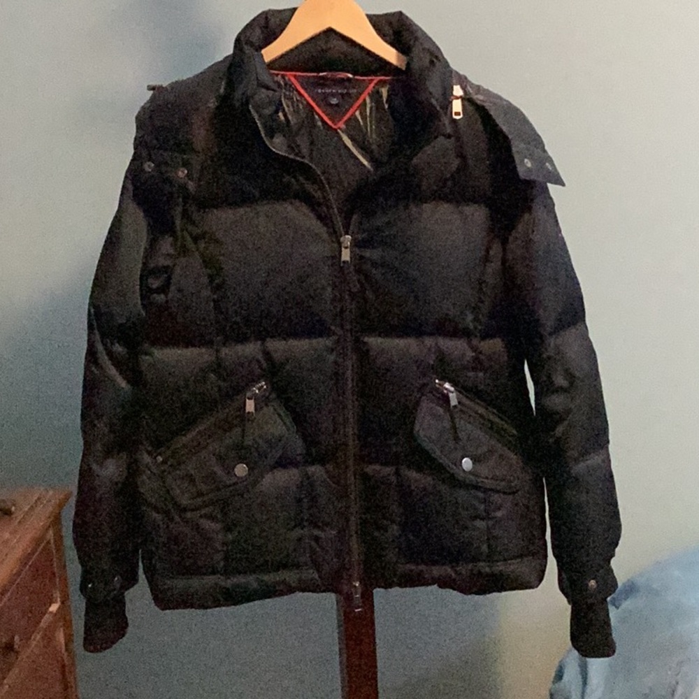 Tommy Hilfiger Black Bomber Jacket